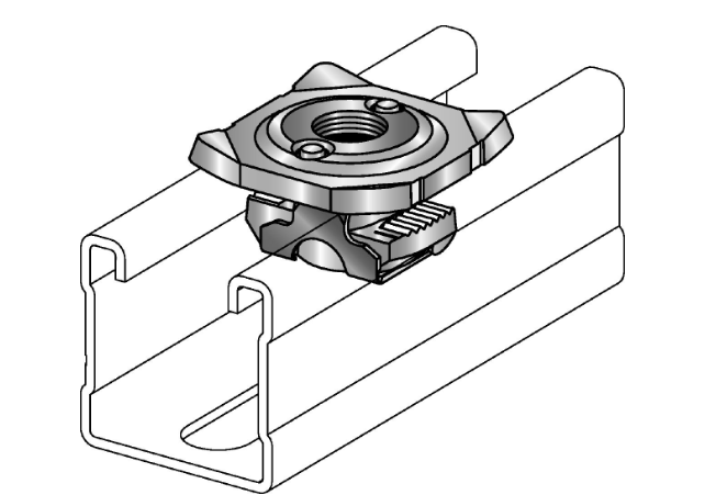Placa de abrazadera MQA-M10-F